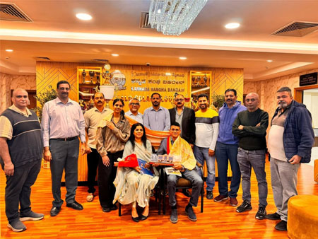 ಕನ್ನಡ ಸಂಘ ಬಹರೈನ್ : ಮಾಜಿ ಕ್ರೀಡಾ ಕಾರ್ಯದರ್ಶಿ ಅನಂತರಾಮ್ ಶೆಟ್ಟಿ ಕೊಳ್ಕೆರೆ ಅವರಿಗೆ ಗೌರವಾರ್ಪಣೆ