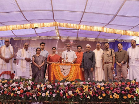 ಹೇರಂಜಾಲು ಶ್ರೀ ಗುಡೇ ಮಹಾಲಿಂಗೇಶ್ವರ ದೇವಸ್ಥಾನ : ದೇವಳದ ಧ್ವಜ ಸ್ಥಂಭ ಉದ್ಘಾಟನೆ