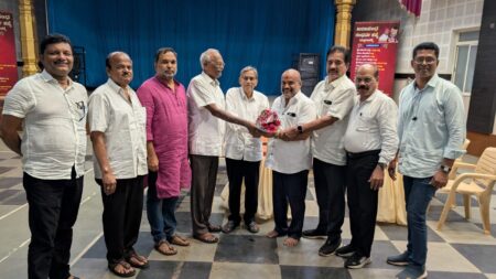 ಹುಬ್ಬಳ್ಳಿ ಧಾರವಾಡ ಬಂಟರ ಸಂಘ : ಸಲಹಾ ಸಮಿತಿಯಿಂದ ನೂತನ ಅಧ್ಯಕ್ಷ ರಾಜೇಂದ್ರ ವಿ ಶೆಟ್ಟಿಯವರಿಗೆ ಸನ್ಮಾನ