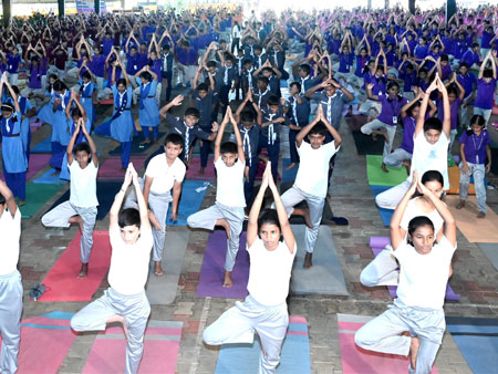 ಜಿ ಎಮ್ನಲ್ಲಿ ಅಂತರರಾಷ್ಟ್ರೀಯ ಯೋಗ ದಿನಾಚರಣೆ